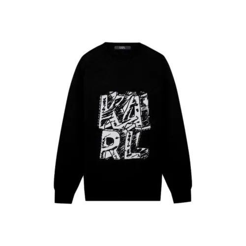 KARL LAGERFELD Karl Lagerfeld Jeans Черные Мужские Свитера