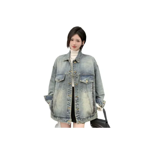 PZHK Изображение Цвет Женские Джинсовые Куртки