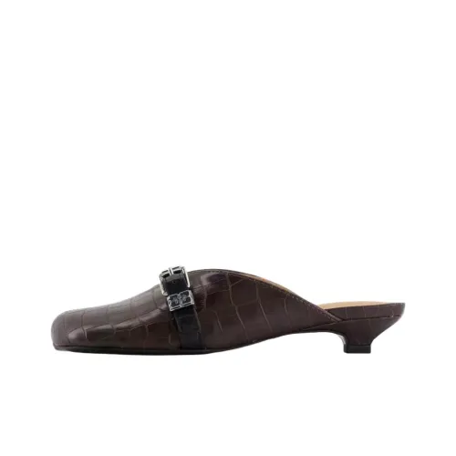 GANNI Домашние тапочки Женские Коричневый