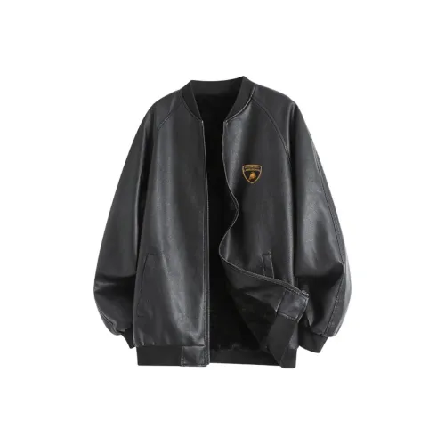 AUTOMOBILI LAMBORGHINI Кожаная куртка унисекс