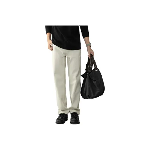 PERDONTOO Бежевый Мужской Джинсы