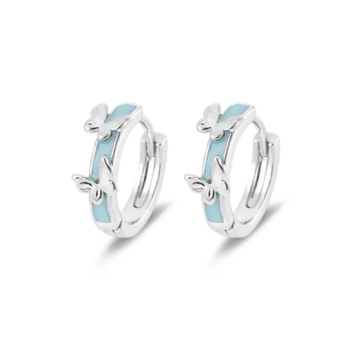 ROGA Alloy Серьги с каплей глазури Женские