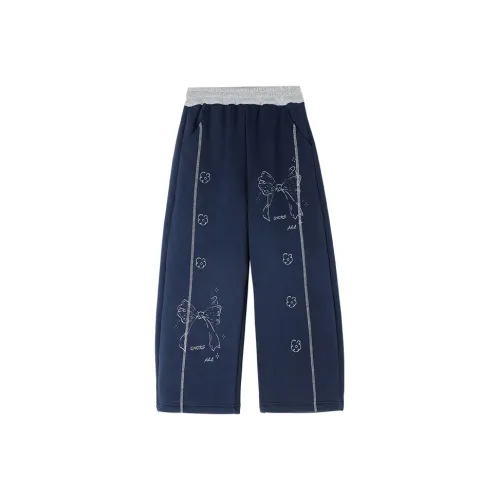 YUANYUAN GIRL Зимние толстые тренировочные брюки зима осень для детей 3-7 лет