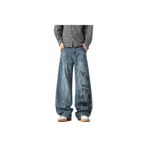 IXXPD Blue Unisex Jeans IXXPD Синий Унисекс Джинсы