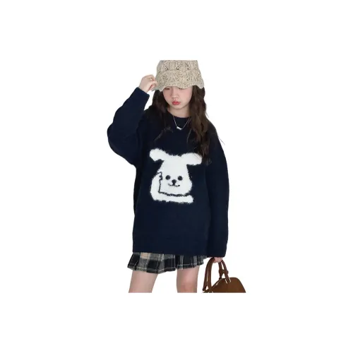 GOYN Свитер Осенний Зимний Черный Подростки