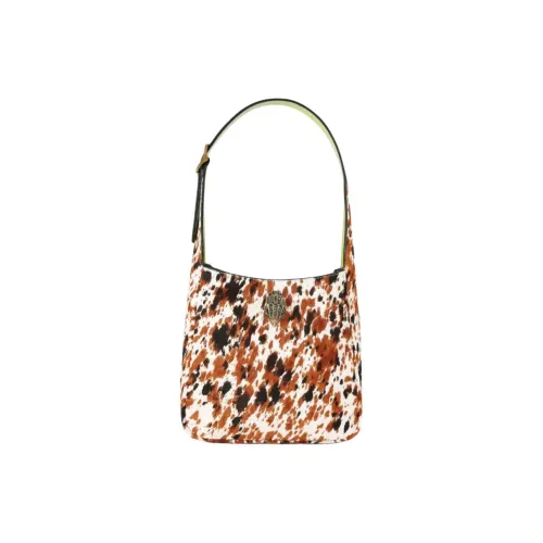 Kurt Geiger London Регулируемый ремешок Сумка через плечо Сумка Маленькая Женская Коричневая и Черная и Белая