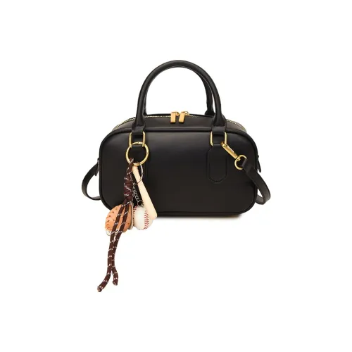 AUNG ПУ (полиуретан) Сумка Стандартная Черная Желтая Умбра Коричневая