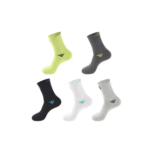 JINGYE Смешанные цвета 5 пар мужские носки до колена