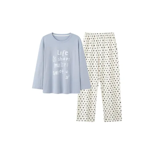 Shivs Домашний Комплект для Женщин Синий