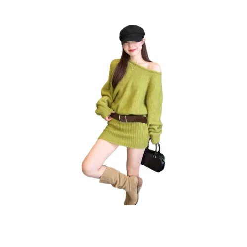 Женские длинные платья с длинными рукавами