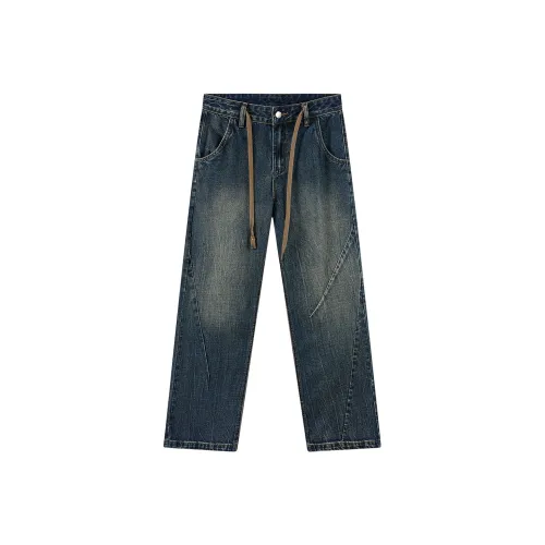 Fingercrox I.t Group Hong KONG FGXX Ape Голова Джинсы Унисекс