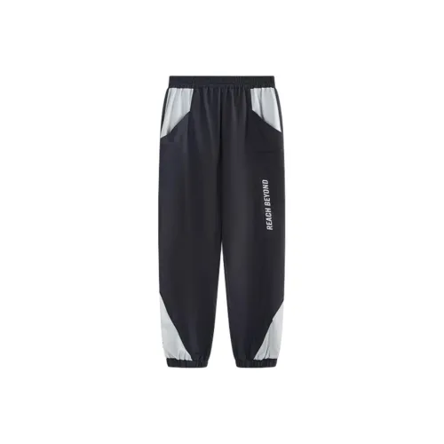 Mizuno Черные Детские Тренировочные Штаны