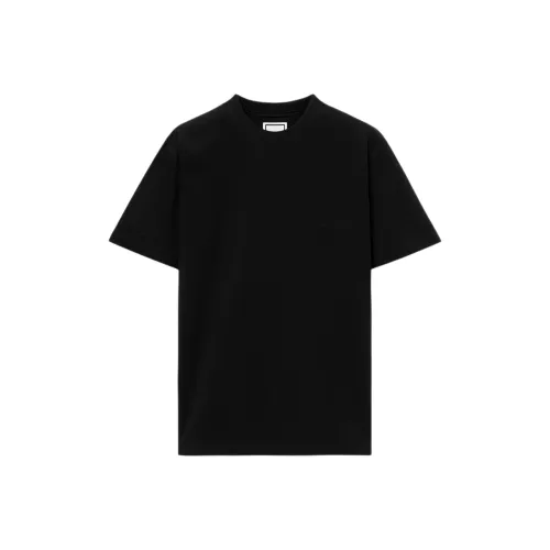 WOOYOUNGMI FW25 Черный Вышитый с этикеткой T-рубашка Мужская