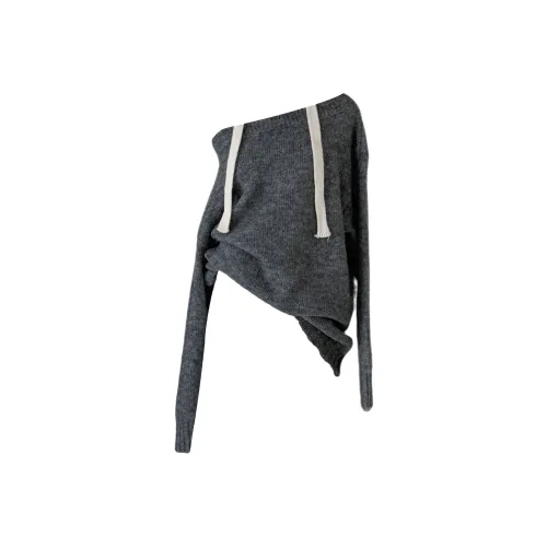 Udon House Серый Женский Трикотаж