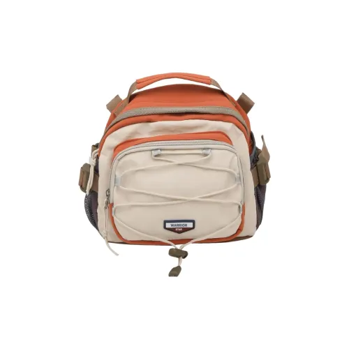 Warrior Нейлоновая Сумка через плечо Унисекс Оранжевый Черный