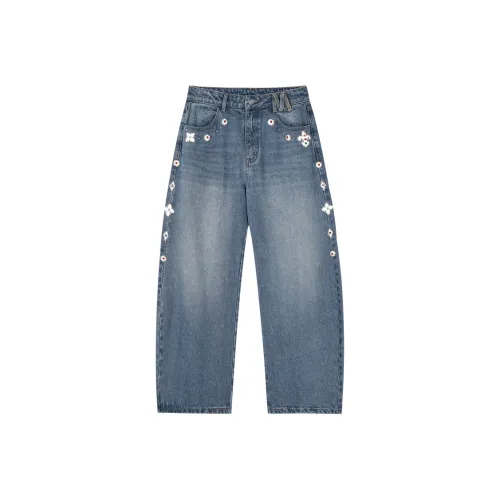 MR.ENJOYDA MONEY Унисекс Джинсы