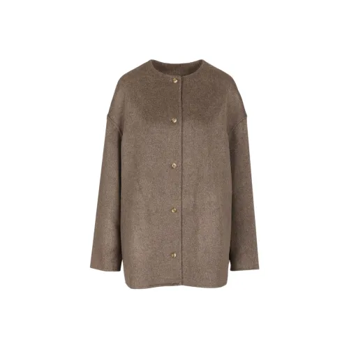 Loulou De Saison Коричневое Женское Пальто