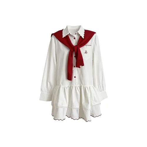 SECFLY OFFICIAL Длинное платье с длинными рукавами женское