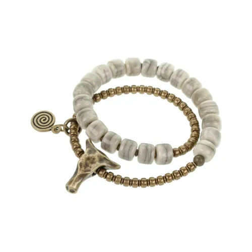 PUENTE Браслеты из коровьей кости Мужской