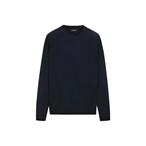 Massimo Dutti Синий Мужской Трикотаж