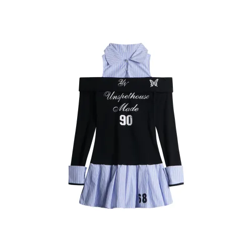 Ant Studio Длинное платье с длинными рукавами женское