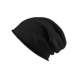 Чёрный, модный, универсальный, для поездок, шапка-бини