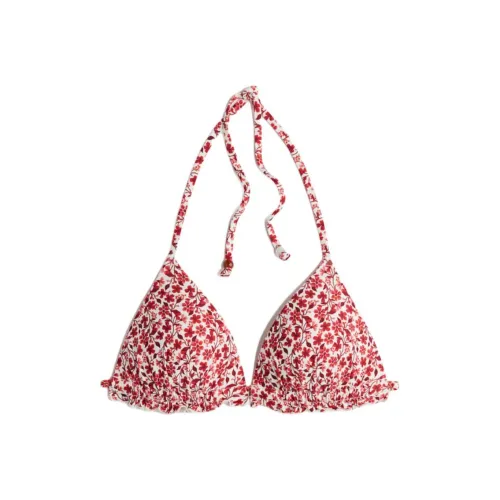 H M Red Floral Women's Bikini H M Красный Цветочный Женские Бикини