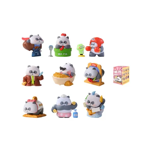 TOYCITY MR. PA'S Wish Collection Teacher'S Worker Фигурка Слепые коробки Один Mystery Коробка Целая коробка 8 шт