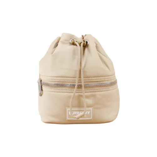 Burberry Нейлоновая ведрообразная сумка плечевая сумка женская песочного цвета
