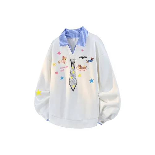 PISYPOX Mock Двухкомпонентный свитшот унисекс