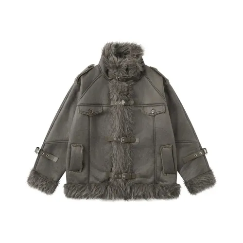 FEIERDAOSHANGDEMAO Хлопковый пуховик Унисекс