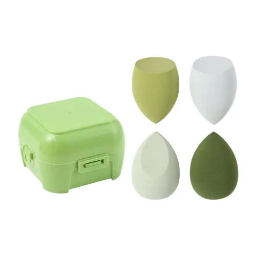 Geanno Макияж Губка Анти-Пудра Супермягкий Хлопок Пуфы Легкий Розовый Легко Наносится