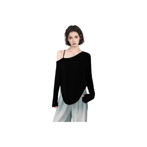 Lanza Черные Женские T-рубашки