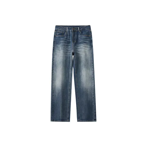 JEEP Винтажные синие унисекс джинсы