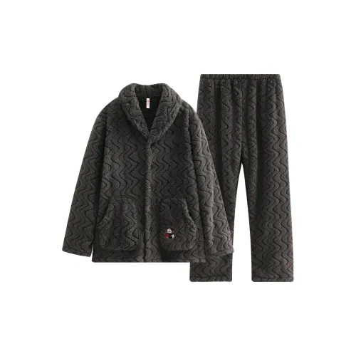 FENTENG FJ26940629 Темно-серый Мужской Пижамный комплект