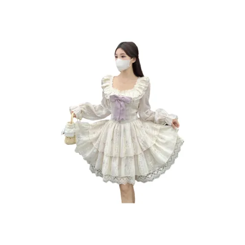 ZEKIKO STUDIO Длинное платье с длинными рукавами женское