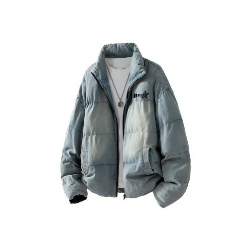 UPZCY Светло-синий унисекс пуховики