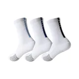 Белый Черный 1 + Белый Синий 1 + Белый Темно-синий 1 [3 упаковки]