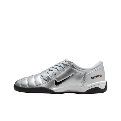 Nike Total 90 IIl Slip-Resistant Футбольные бутсы Женские Серебряные