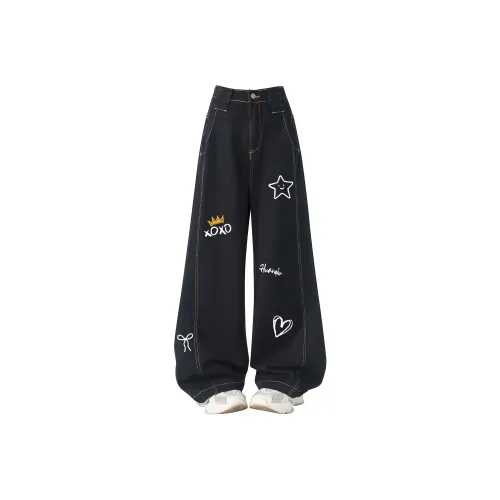 HUANQIU Унисекс Джинсы