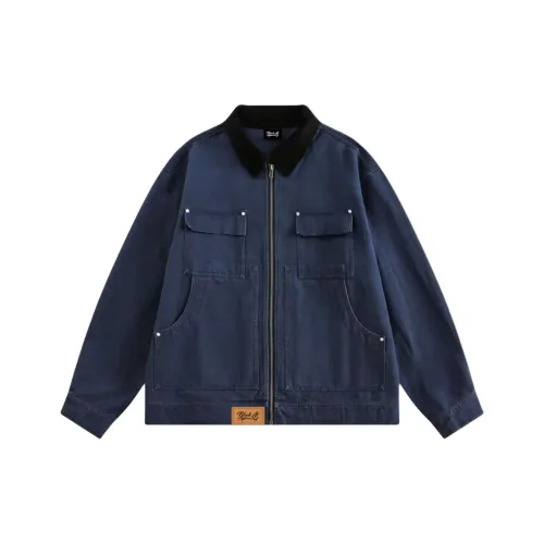 BLACK AT Синий Унисекс Куртки