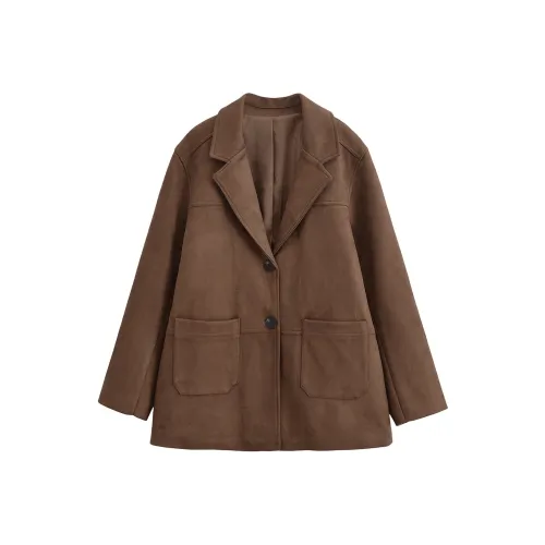 Devanro Темно-коричневый Женские Деловые Костюмы