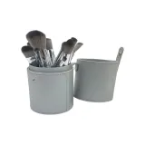 14 шт Серебряный + Туалетная щетка Набор