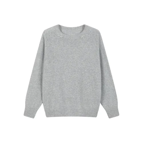 AooRaa Серый Женский Свитер