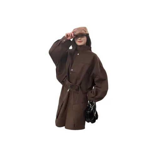 EIDOLON GRAIN Кофе Женские Куртки