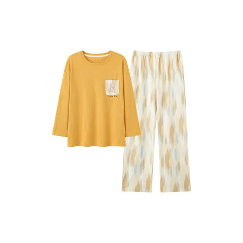 Shivs Домашний Комплект Женская Желтая