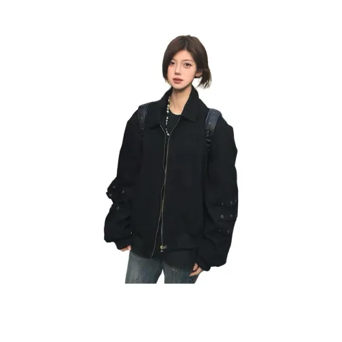 YICHEN Черные Женские Куртки