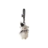 Черный и белый полосатый шарф - овца