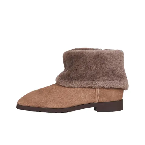 TOTEME Короткие сноубутсы женские умбра