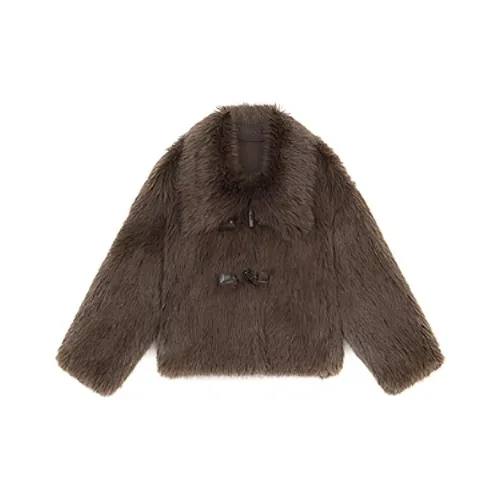 RHBSW Коричневый Женские Бархатные Куртки